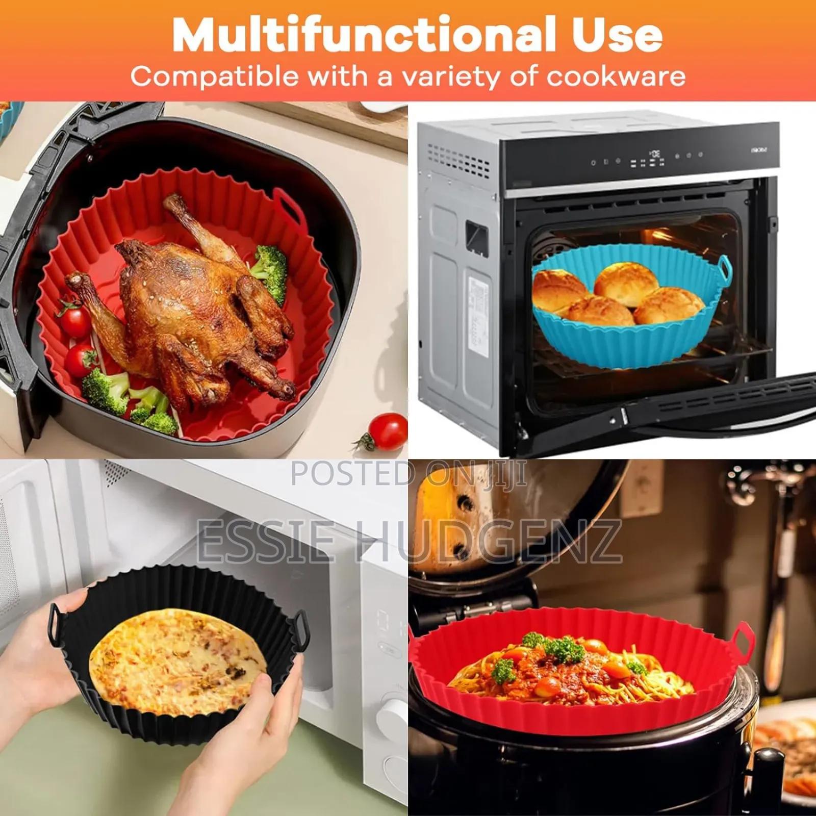 Silicone Air Fryer Liners(2pcs),(4ps)