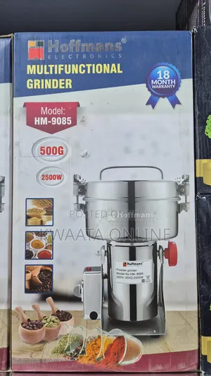 500g Hoffman 2500w Electric High-Speed Multifunctional Grinder Hm-9085