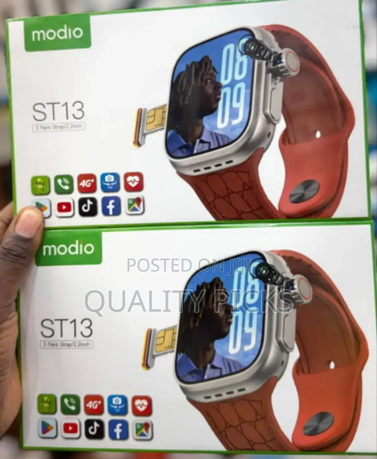 Modio St13 Smart Watch 2.2 Inch Full Screen Display