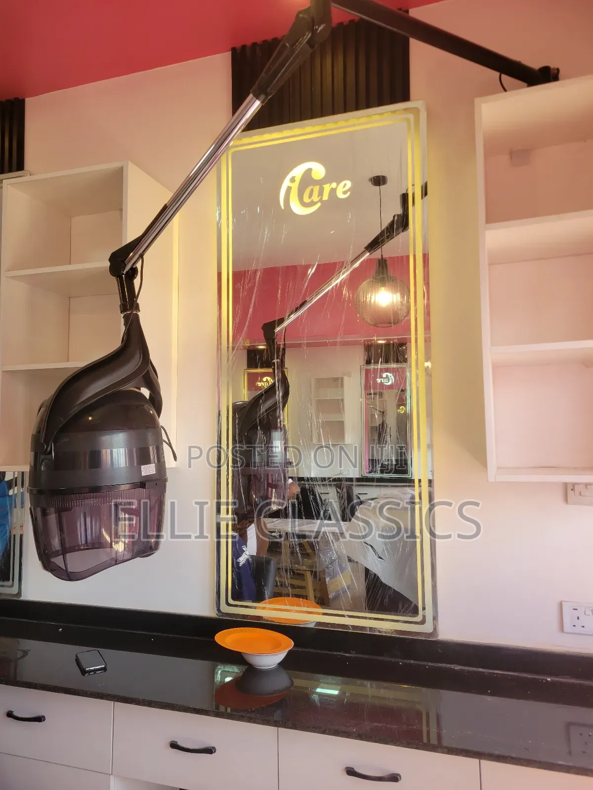 Logo Branded Saloon Mirror