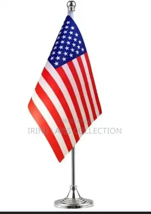 American or Usa Office Table Flag