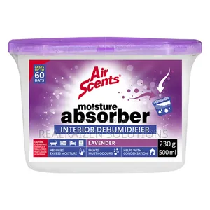 Air Scents Interior Moisture Absorber Dehumidifier Lavender 230g
