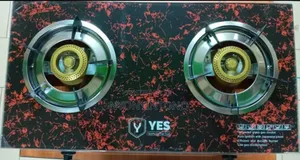 Yes 2 Burner Gas Stove With Glass Top and Automatic Ignition