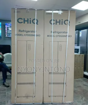 Chiq 520litres French Door Side by Side Frost Free Fridge
