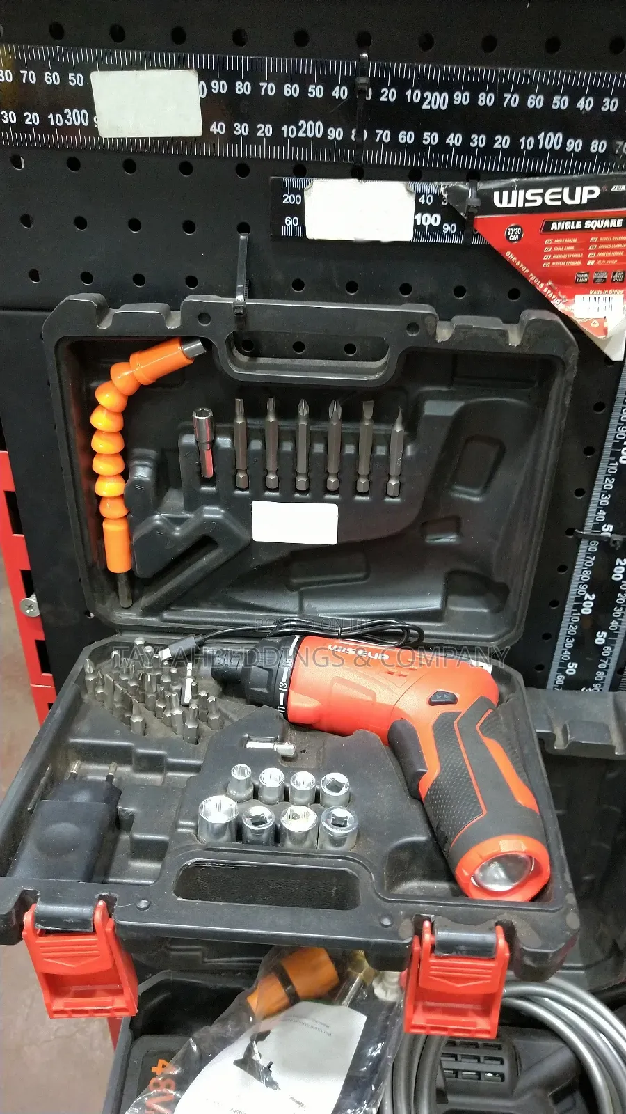 Screwdriver Set – Cordless Power Tool With Led Flashlights, Bits