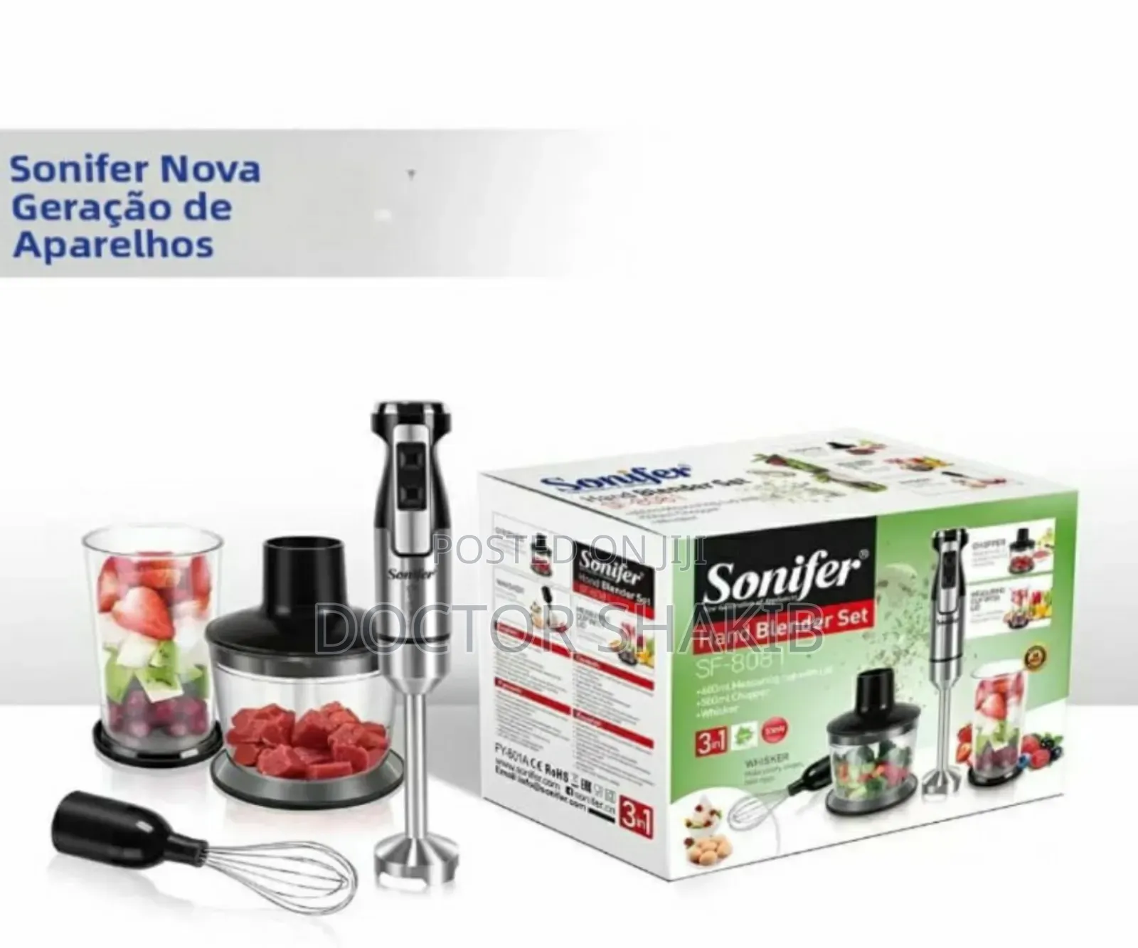 New Sonifer 3-in-1 Multifunctional Hand Blender Set.