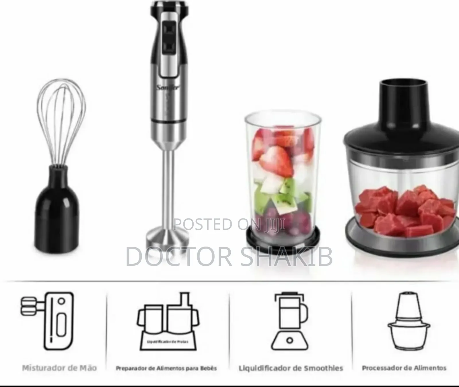 New Sonifer 3-in-1 Multifunctional Hand Blender Set.