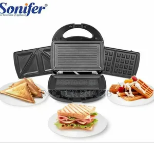 High Performance Sonifer Sf-6050 3-in-1 Sandwich Maker.