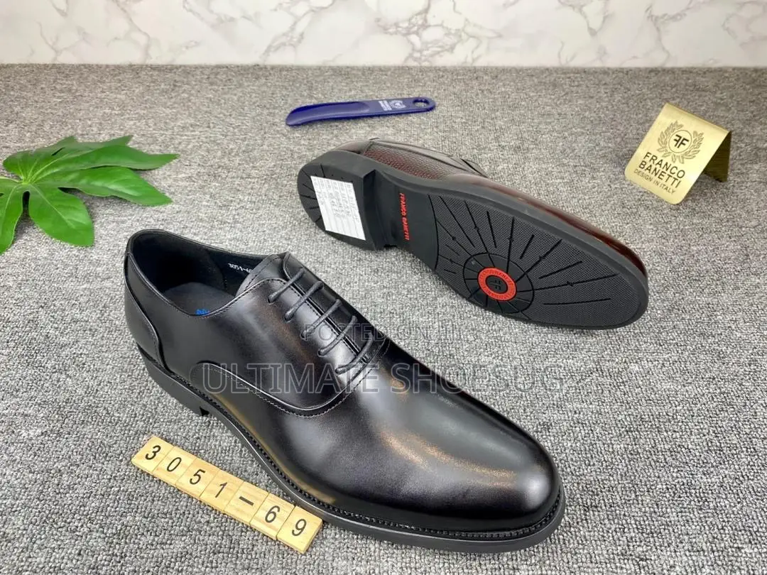 Franco Banetti Leather Rubber Oxfords