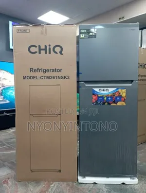 Chiq 260 Litres Double Frost Free Fridge With Water Dispenser