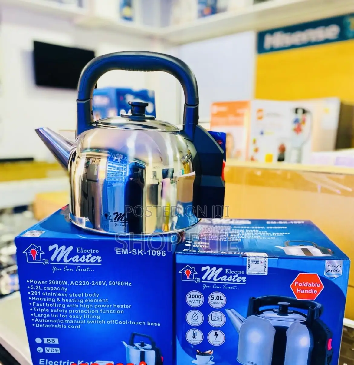 Electro Master 5 Liters Commercial Kettle