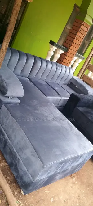 Solid L Shaped Couch