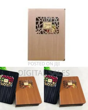 Loose Leaf Leather Menu Book Folder A4 Size, Vertical Insert, Easy To