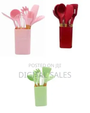 Cooking Utensils Set, Caliamary 8 PCS Silicone Kitchen Utensils Set