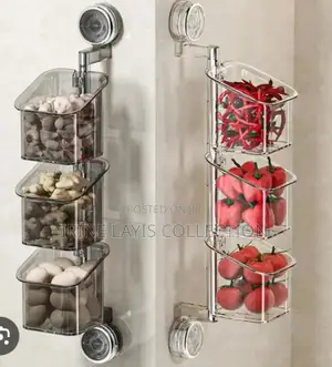 Rotational Kitchen Wall Mount Shelves