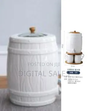 Ceramic Hot and Cold Kettle Set With Faucet Large-Capacity Water