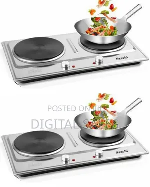 Saachi Electric Stove Double Burner Hot Plate Coil Cooker