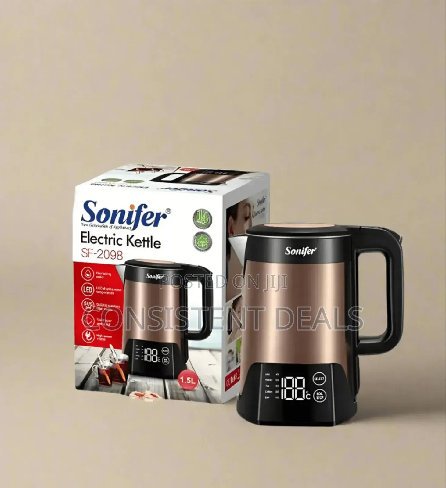 Sonifer Digital Multifunction Electric Kettle