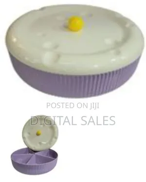 Divided Serving Tray Plate With Lid, Removable Divided Platter Snack