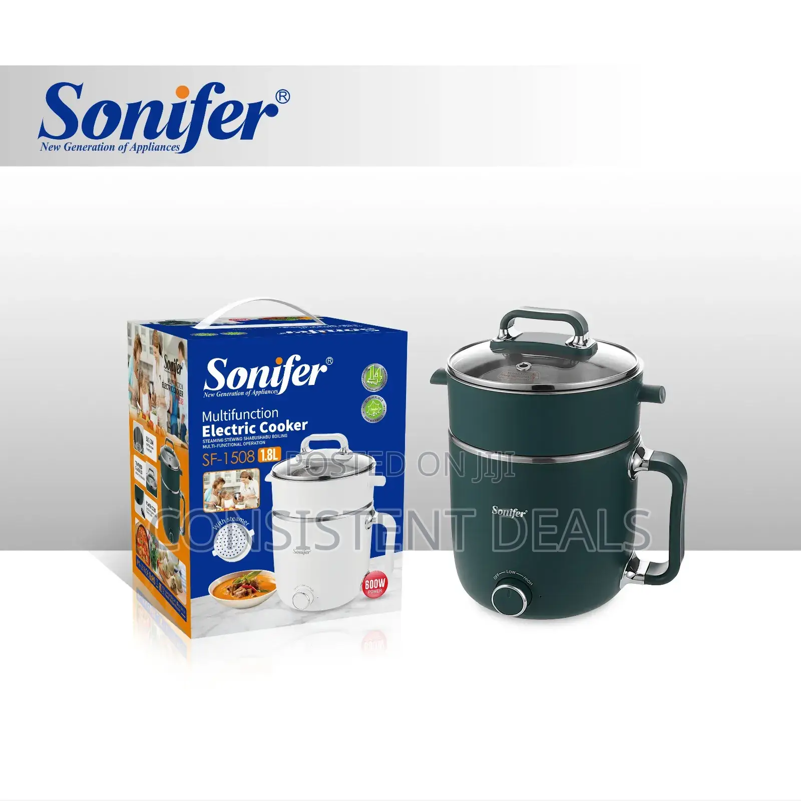 Sonifer Sf-1508 Multifunction 1.8l Electric Cooker