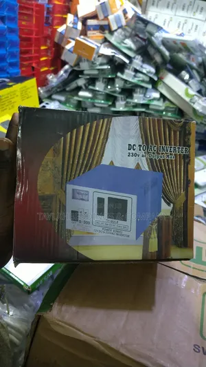 Dc to Ac Inverter 230v Ac Output Maximum 50hz - Blue/Silver