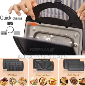 Sonifer Sf-6050 3-in-1 Sandwich Maker