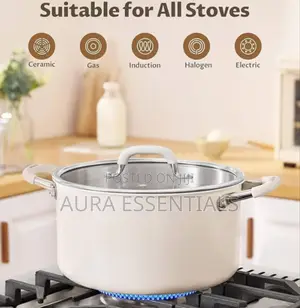 24cm Stainless Steel Stock Locking Pot With Lid