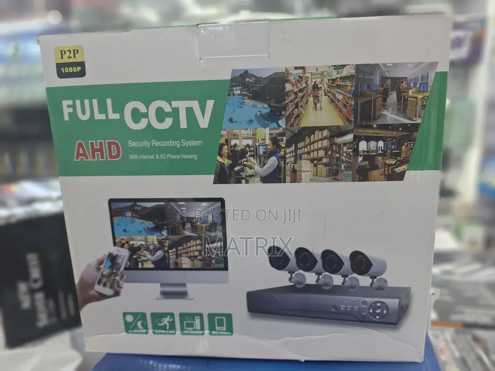 Ahd CCTV Camera Full System Kit With DVR