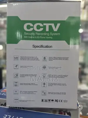 Ahd CCTV Camera Full System Kit With DVR