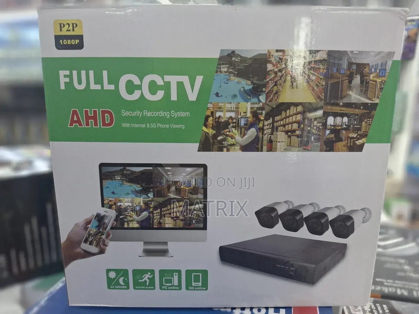 Ahd CCTV Camera Full System Kit With DVR