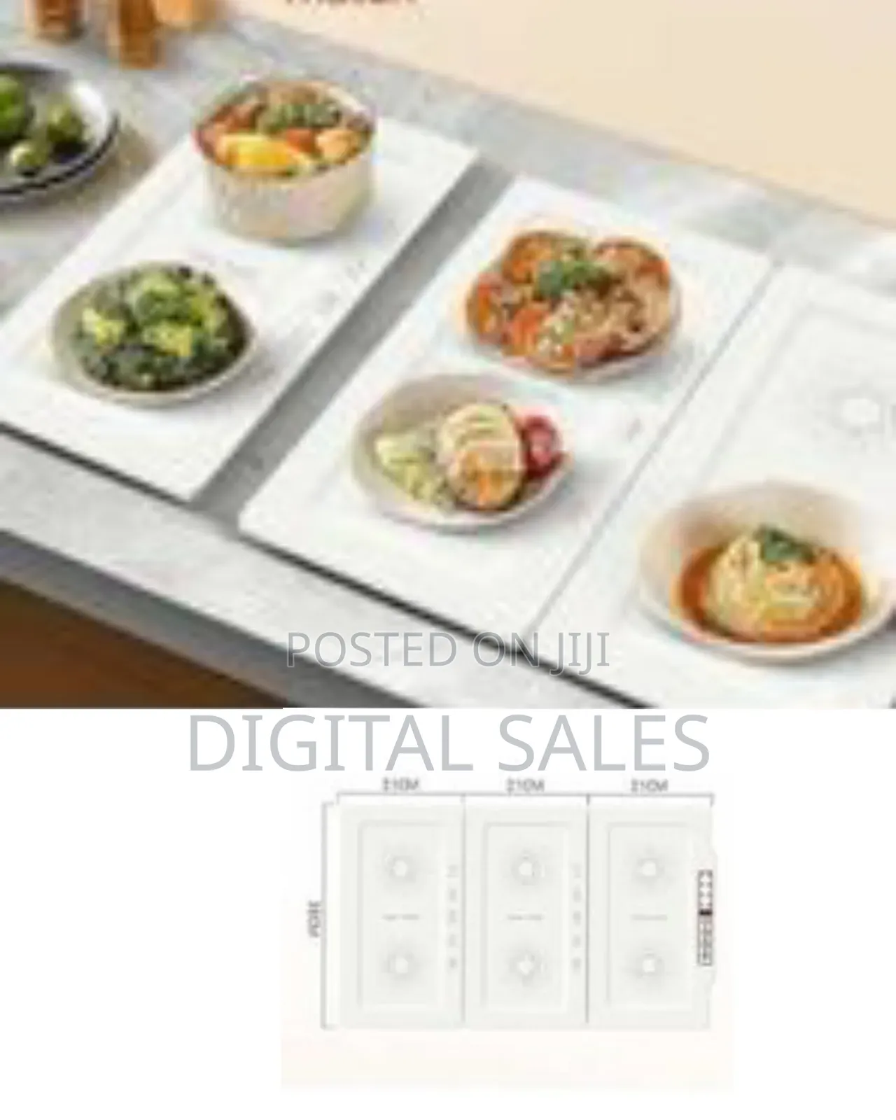 Adjustable Temperature Insulation Electric Warming Tray Board, Collaps