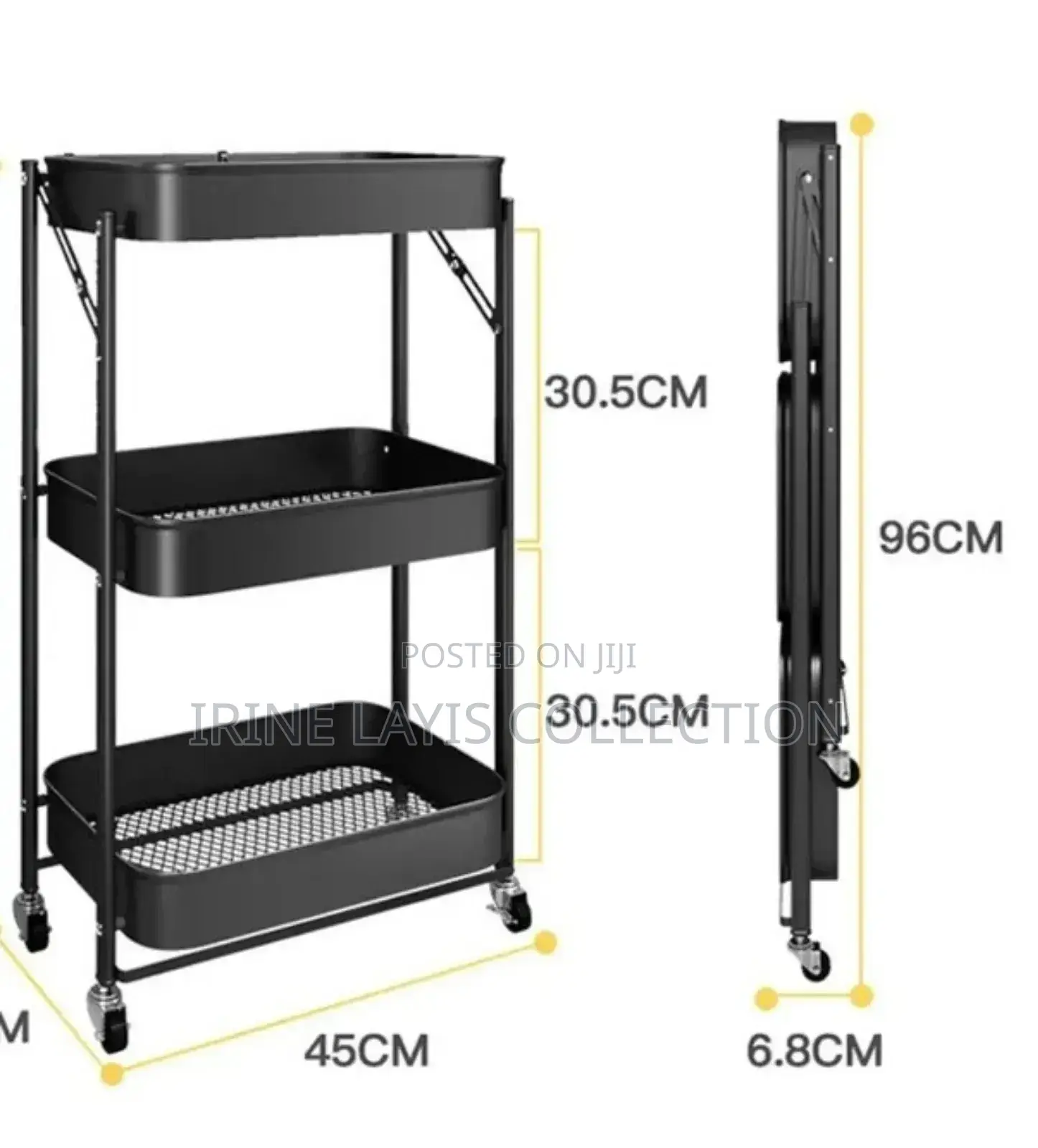 Foldable Metallic Trolley