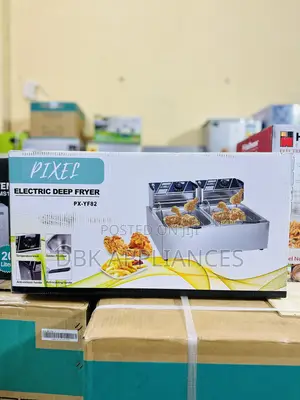 Electric Double Deep Fryer Pixel