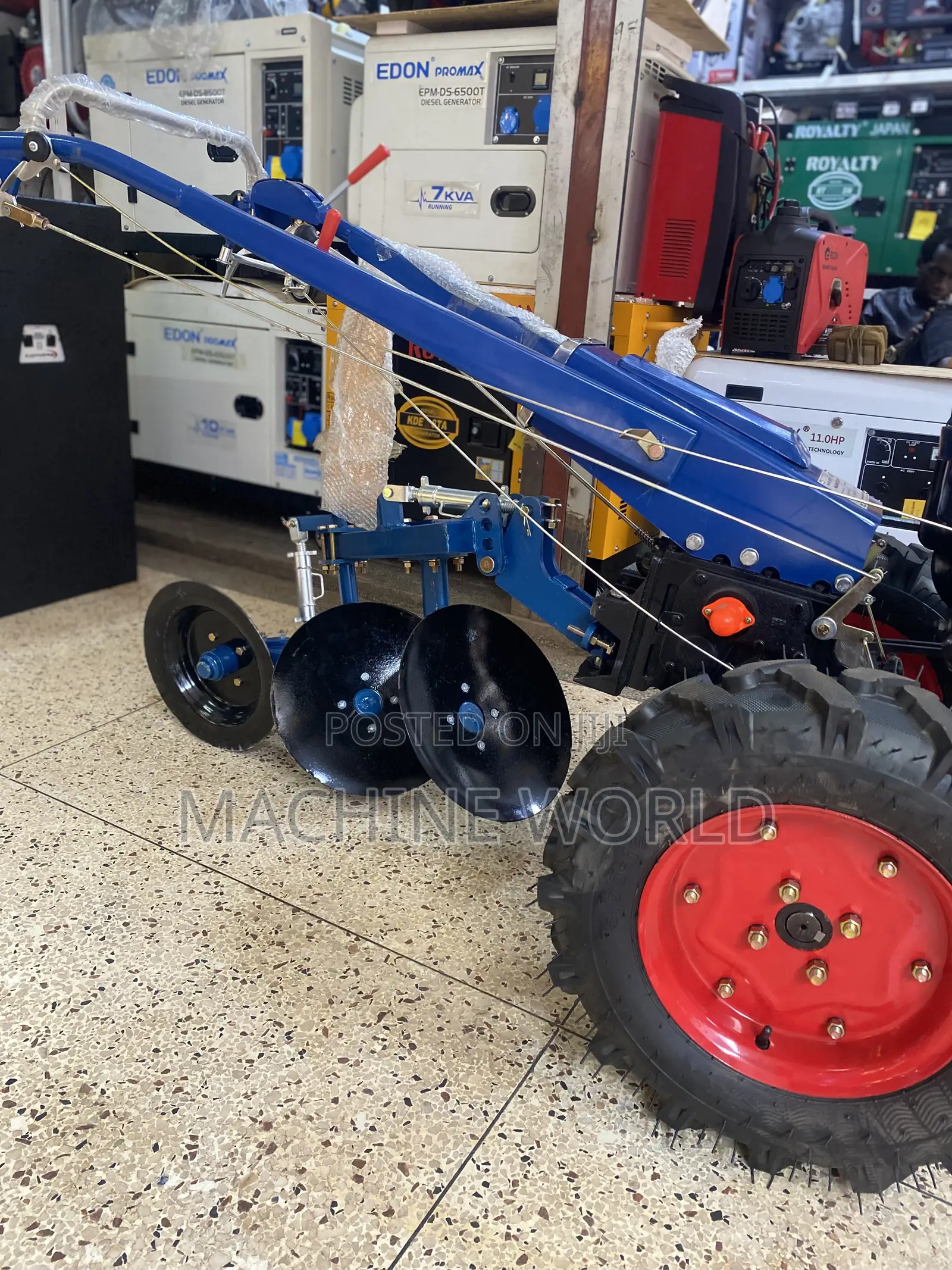 Heavy Duty Ploughing Tractor With Discs 14hp
