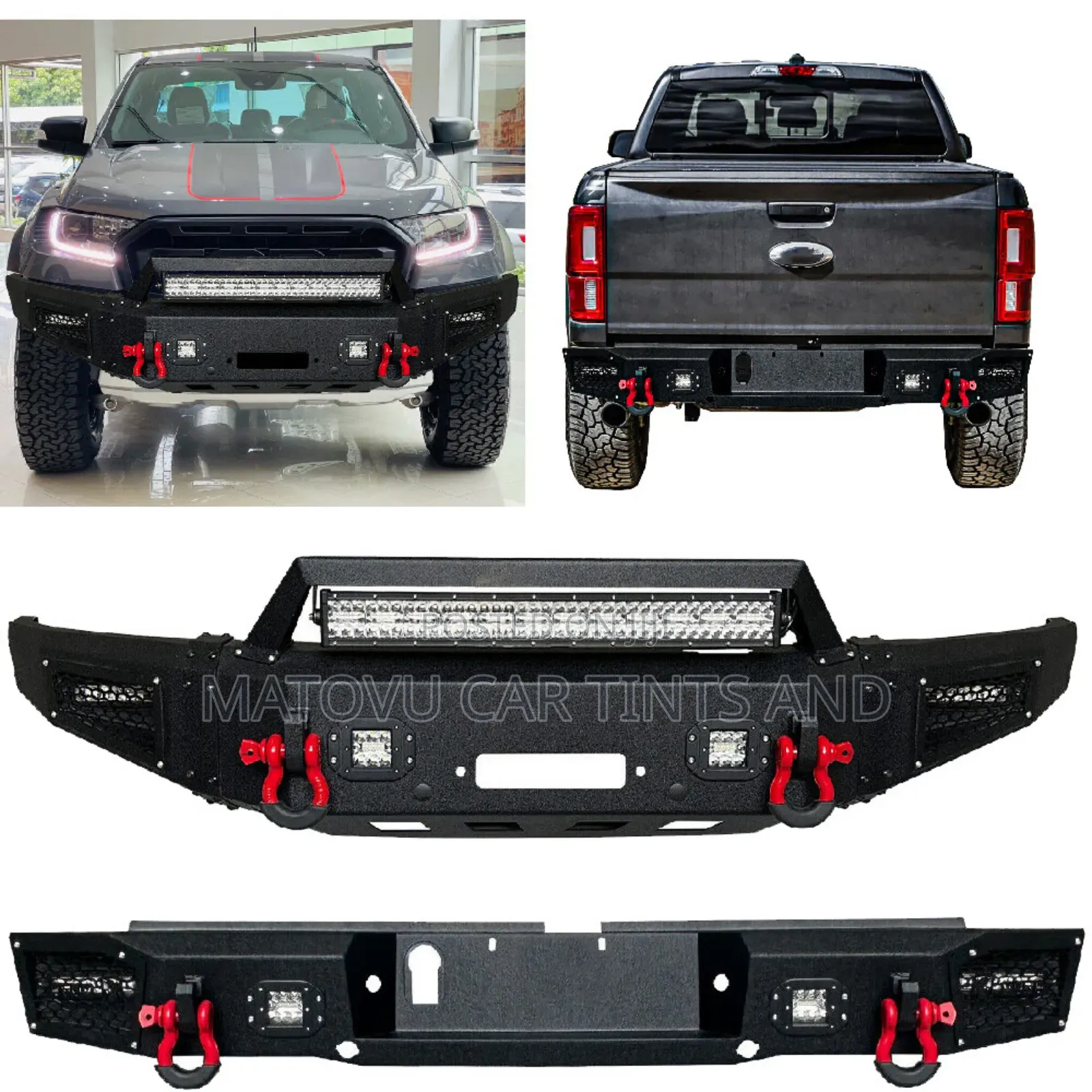 Denis Car Back and Front Bumpers