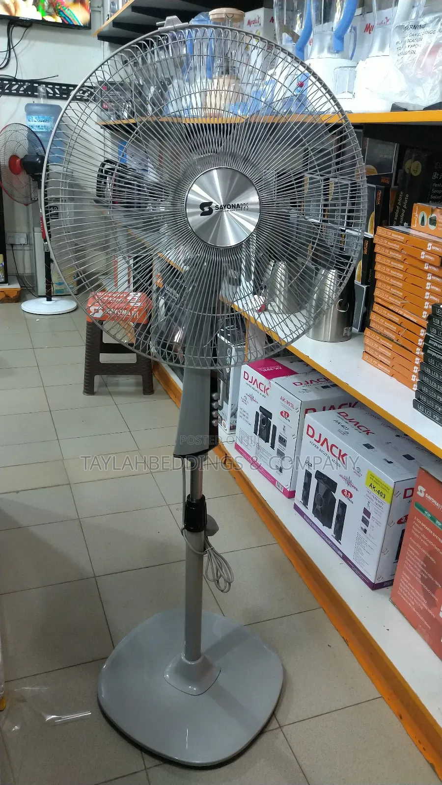 Sayonapps 16 Inch Stand Fan With Copper Motor for a Powerful Wind