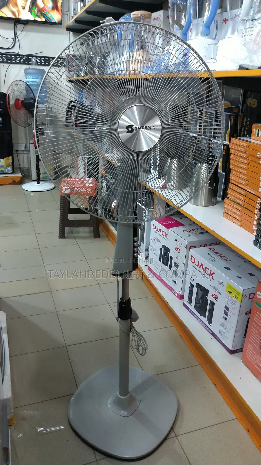 Sayonapps 16 Inch Stand Fan With Copper Motor for a Powerful Wind