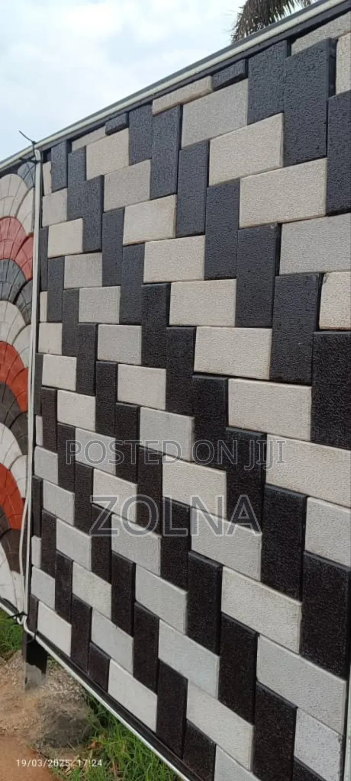 Rectangular Pavers With Color
