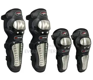 Stainless Steel Motorcycle Knee Pad Moto Elbow Knee Pads