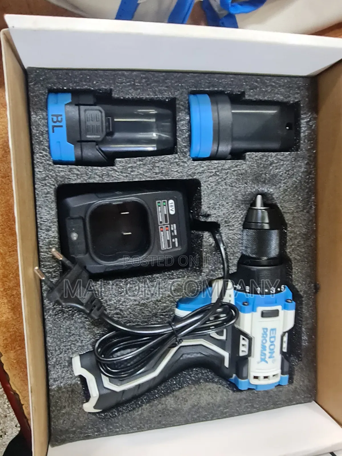 Power Portable Rechargeable Drill 18v