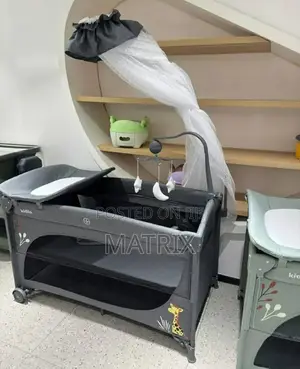 Multifunctional Baby Bed. All-in-One Crib for Sleep, Play, and Care