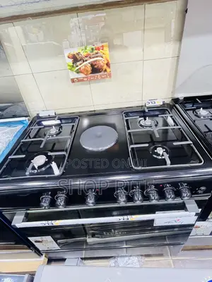 Besto 4 Gas 1electric Plate Dual Oven 90by 60 Cooker