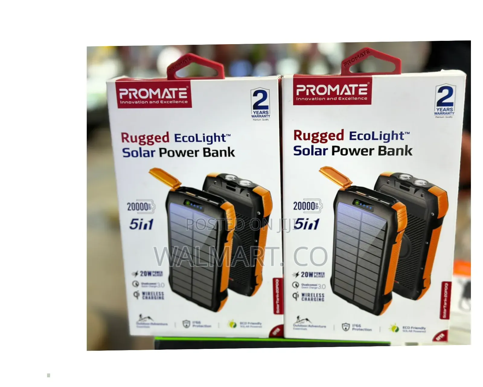 Promate Solar 20000mah Power Bank