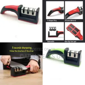 3/4 Stage Kitchen Knife Sharpener Handheld Multi-Function Quick Sharp