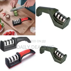3/4 Stage Kitchen Knife Sharpener Handheld Multi-Function Quick Sharp