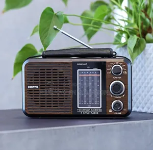 Geepas Rechargeable Bluetooth | Usb | Sd | Fm Analog Radio Player