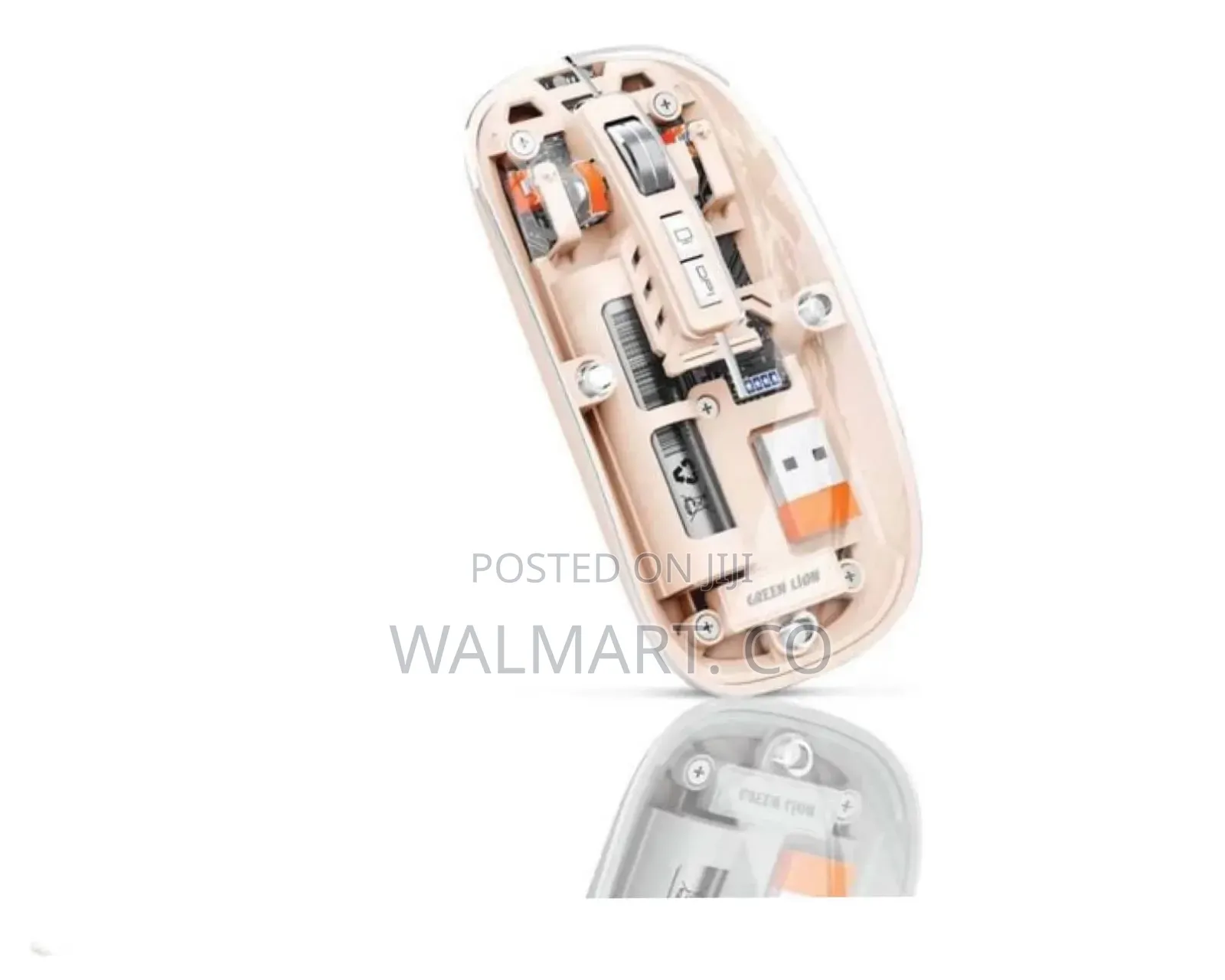 400 Mah Green Lion Wireless Bluetooth Transparent Mouse