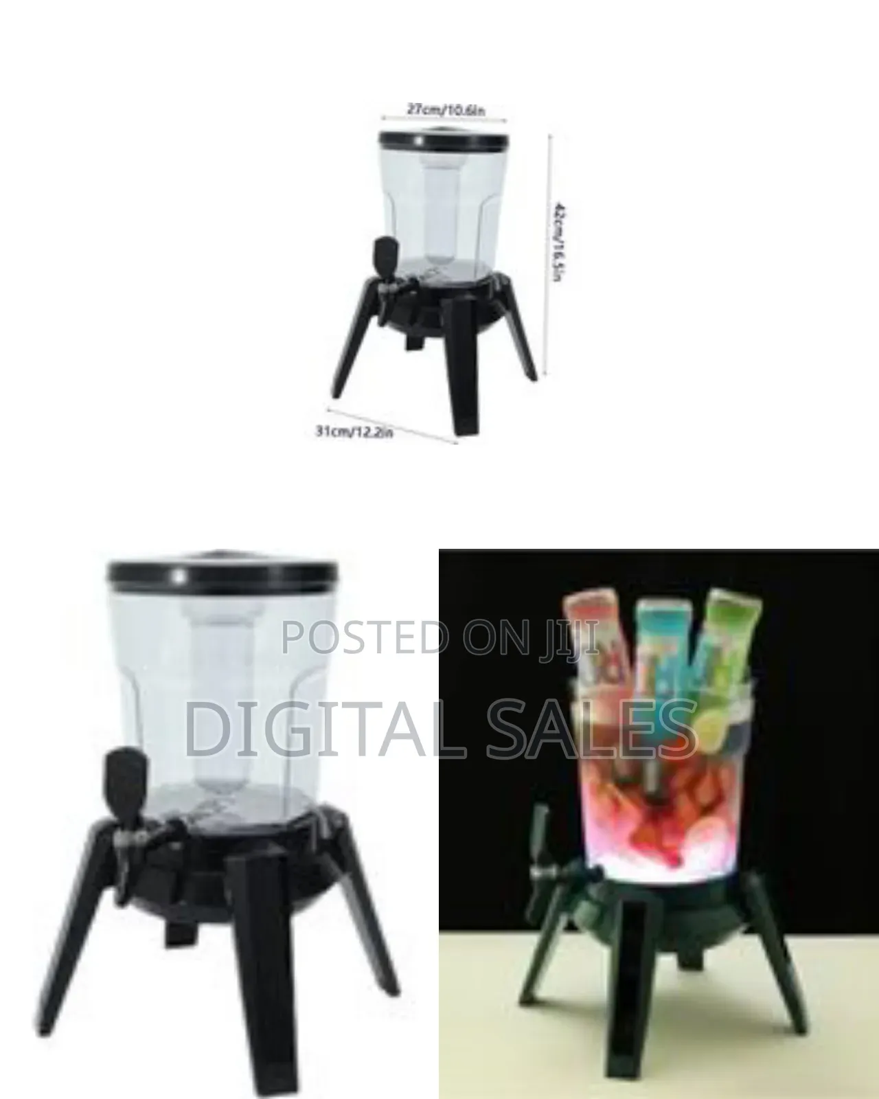 Beer Tower 3l/102oz Beverage Dispenser Distribution Wine Bar Beer