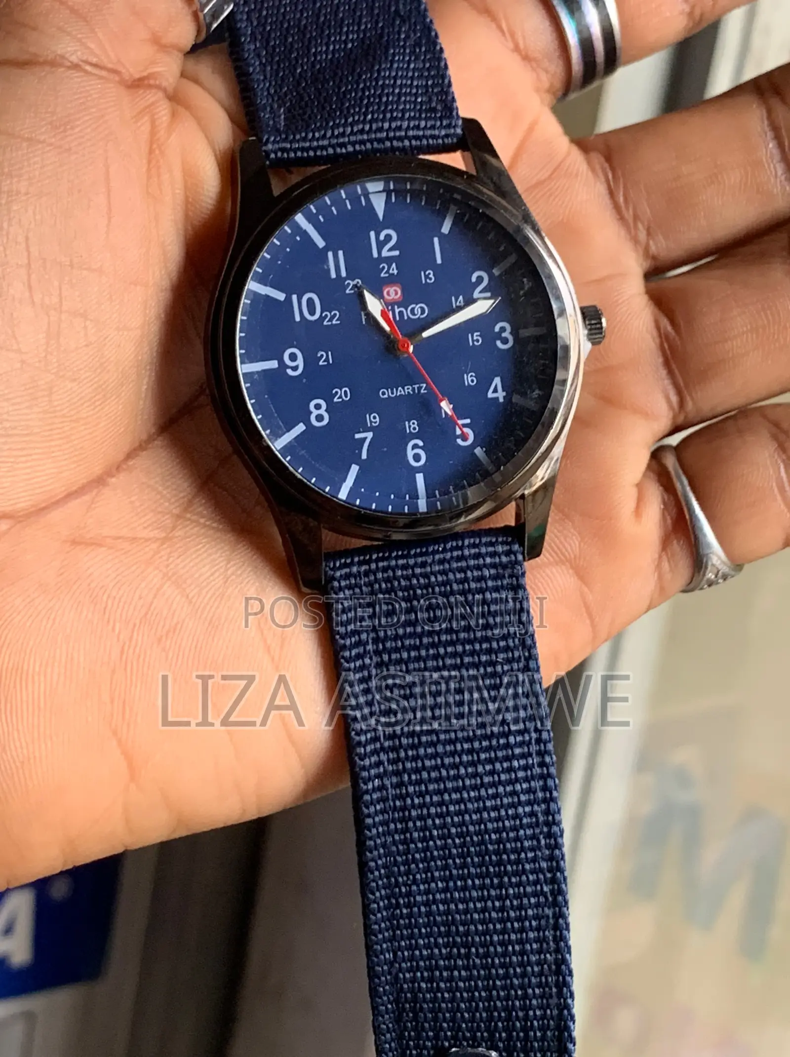 24-Hour Canvas Strap Kids Watch