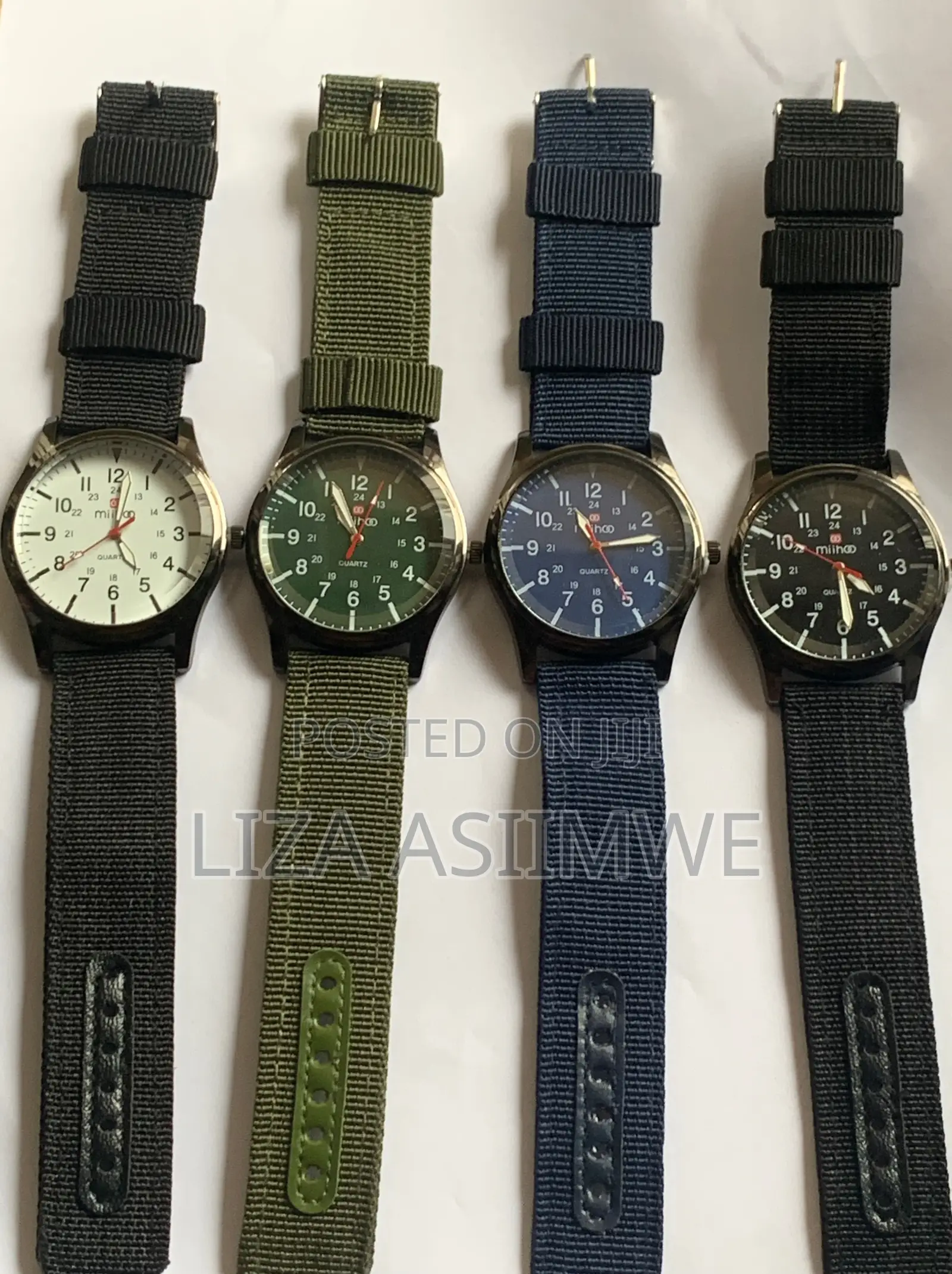 24-Hour Canvas Strap Kids Watch